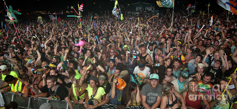 Festival Crowd at Pretty Lights at All Good Festival #2 Photograph by David Oppenheimer