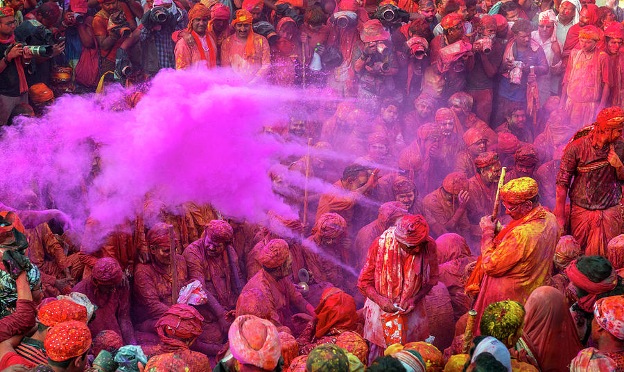 Festival Hoil Photograph By Amit Rane