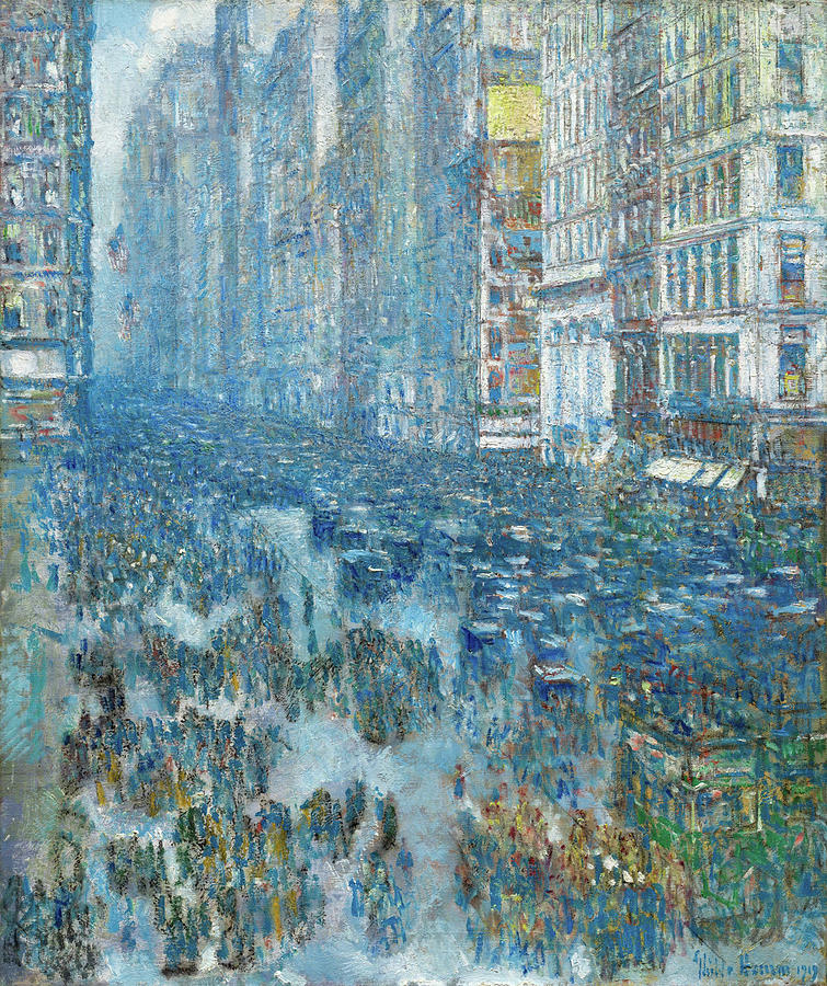 Fifth Avenue #2 Painting by Childe Hassam Fifth Avenue #2 Painting by Childe Hassam