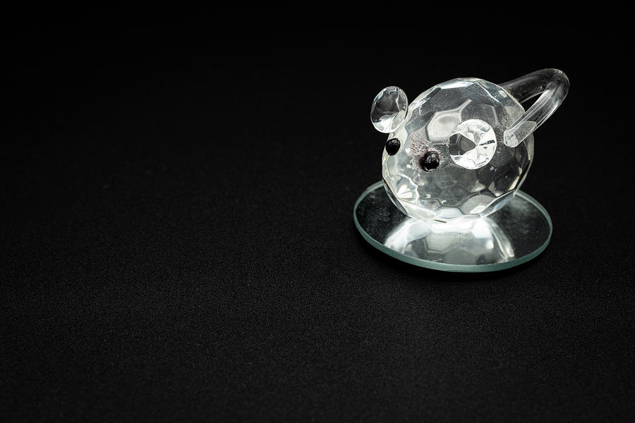 Figurine Of A Mouse Made Of Glass Photograph