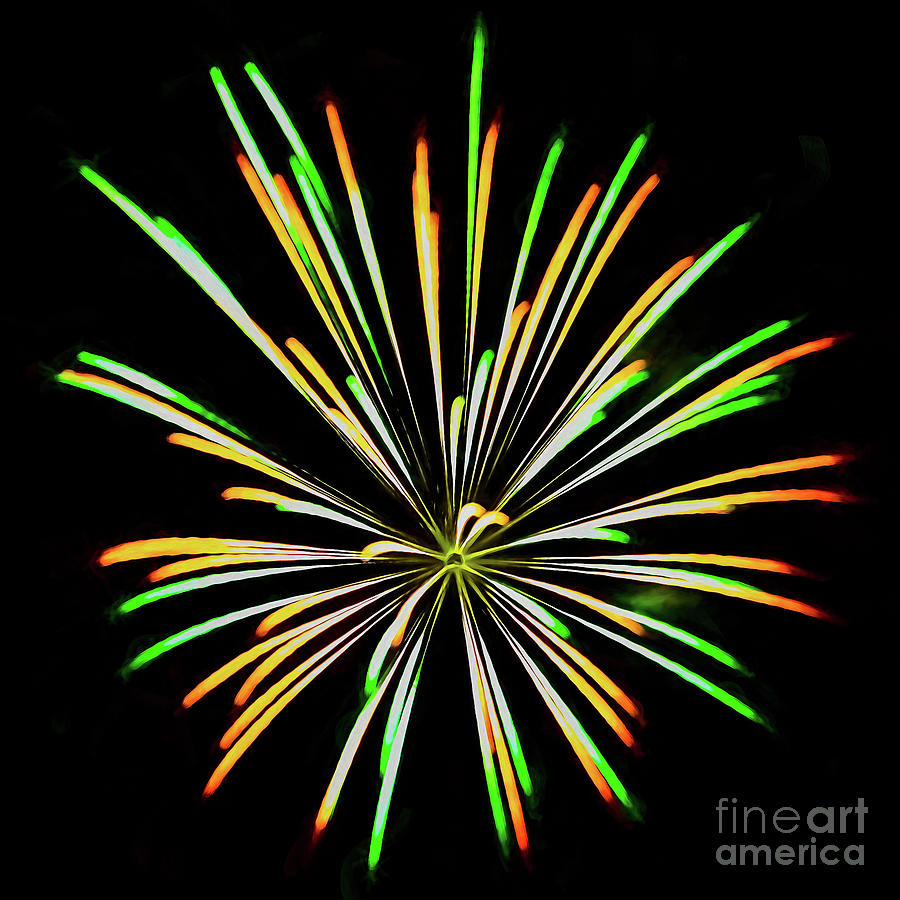 Fireworks #2 Photograph by Doug Sturgess