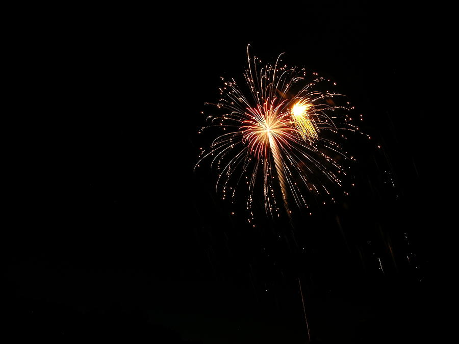 Fireworks #3 Photograph by George Pennington