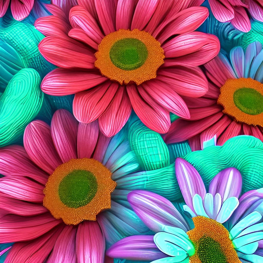 Flower Digital Art by Mihaela B - Fine Art America