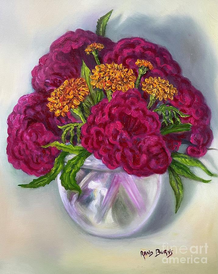 Flowers Of Mexico  #2 Painting by Rand Burns