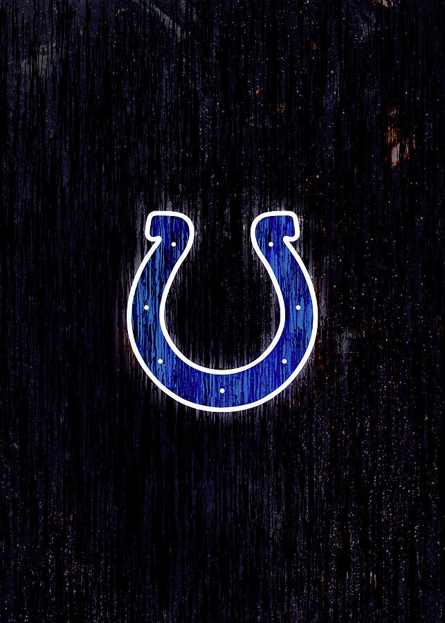 Football Indianapolis Colts Drawing by Leith Huber Pixels