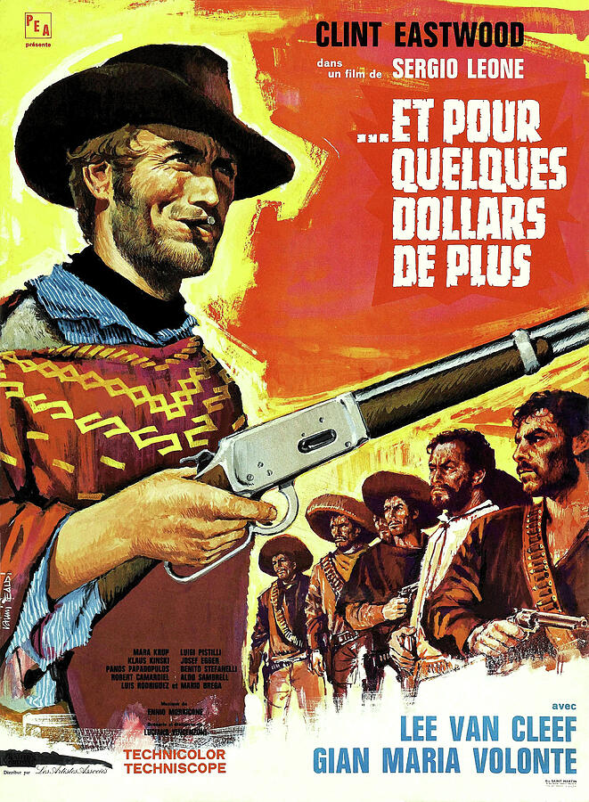 ''For a Few Dollars More'', 1965 - art by Vanni Tealdi Mixed Media by ...