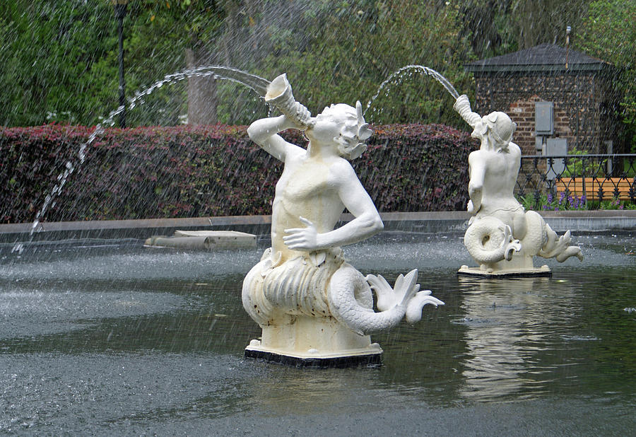 Fountain Photograph - Fountain at Forsyth Park #2 by Jean Haynes
