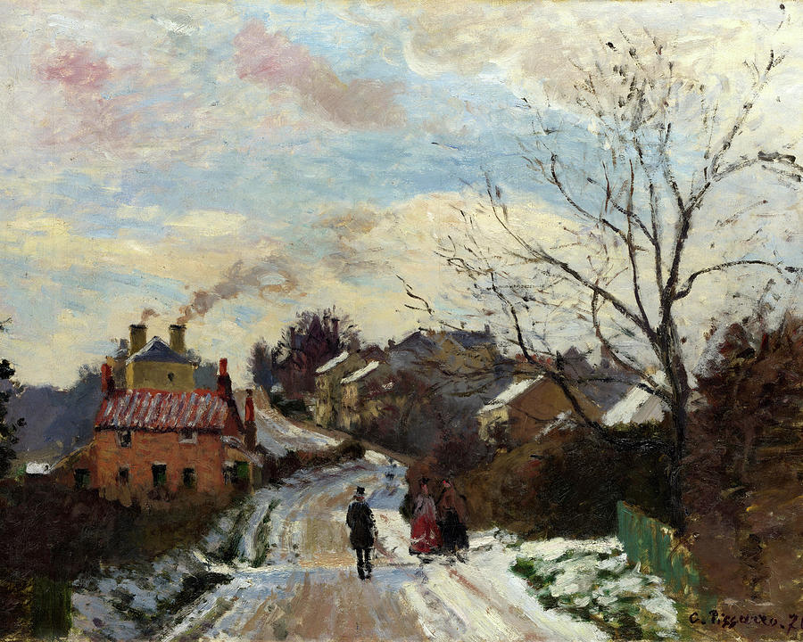 Camille Pissarro Painting - Fox Hill, Upper Norwood #2 by Camille Pissarro