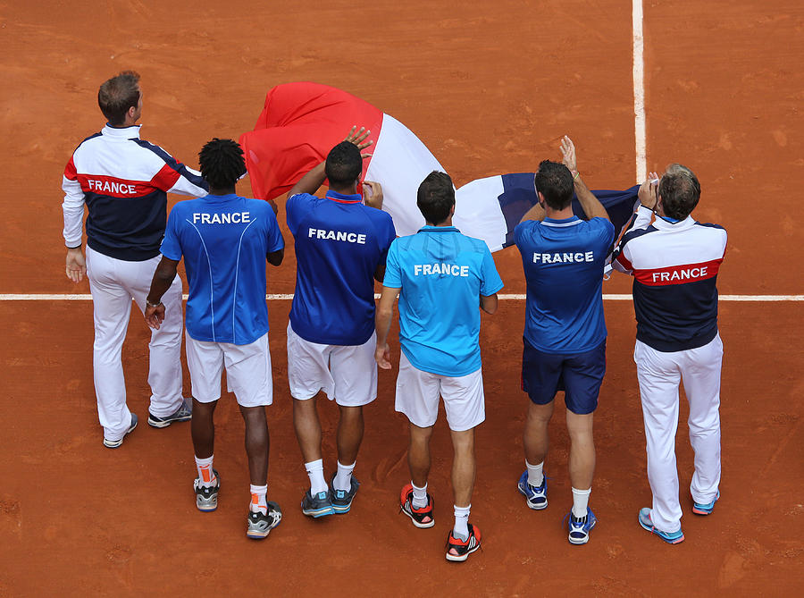 France v Czech Republic - Davis Cup World Group Semi Final #2 Photograph by Gisele Tellier