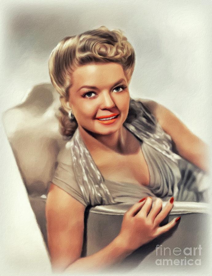 Frances Langford, Vintage Actress Painting by Esoterica Art Agency ...