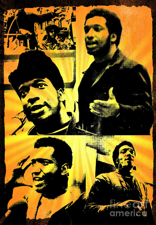 Fred Hampton Black Panthers Collage Mixed Media by Fred Hampton - Pixels