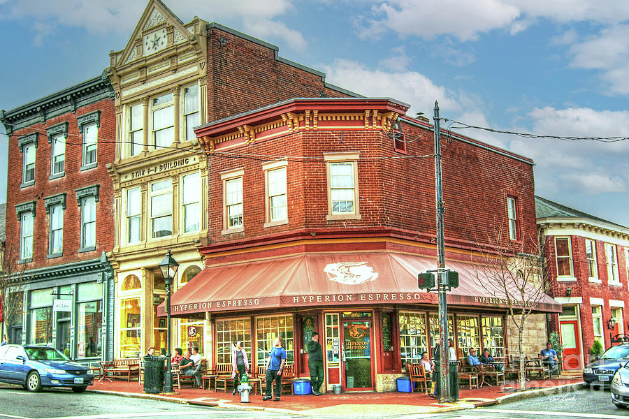 Fredericksburg VA Virginia - Hyperion Expresso Coffee Shop #2 Photograph by Dave Lynch