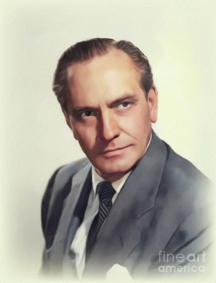 Fredric March Movie Legend Painting By Esoterica Art Agency Pixels