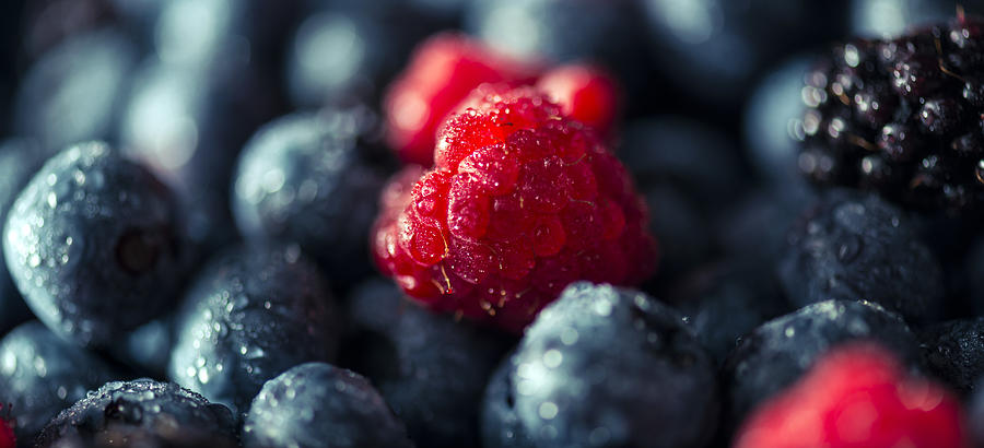 Fresh Summer Berries #2 Photograph by Kativ