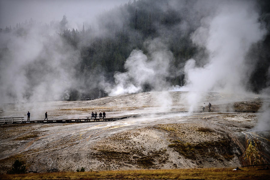 Fumaroles in Yellowstone Photograph by Nano Calvo