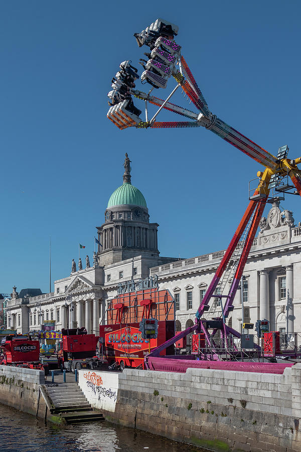 Funfair In Dublin Amusement Park Ireland Photograph By Piotr