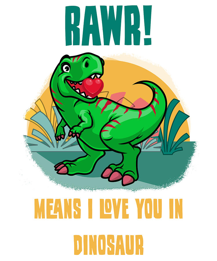 Funny TRex Tshirt dinosaur fan gift idea #2 Digital Art by Benjamin ...