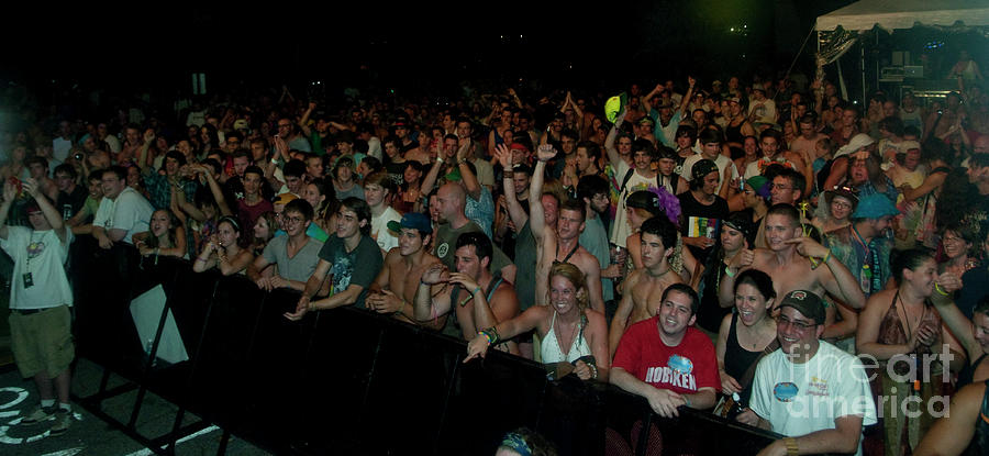 Gathering of the Vibes Festival Concert Crowd Photos #2 Photograph by David Oppenheimer
