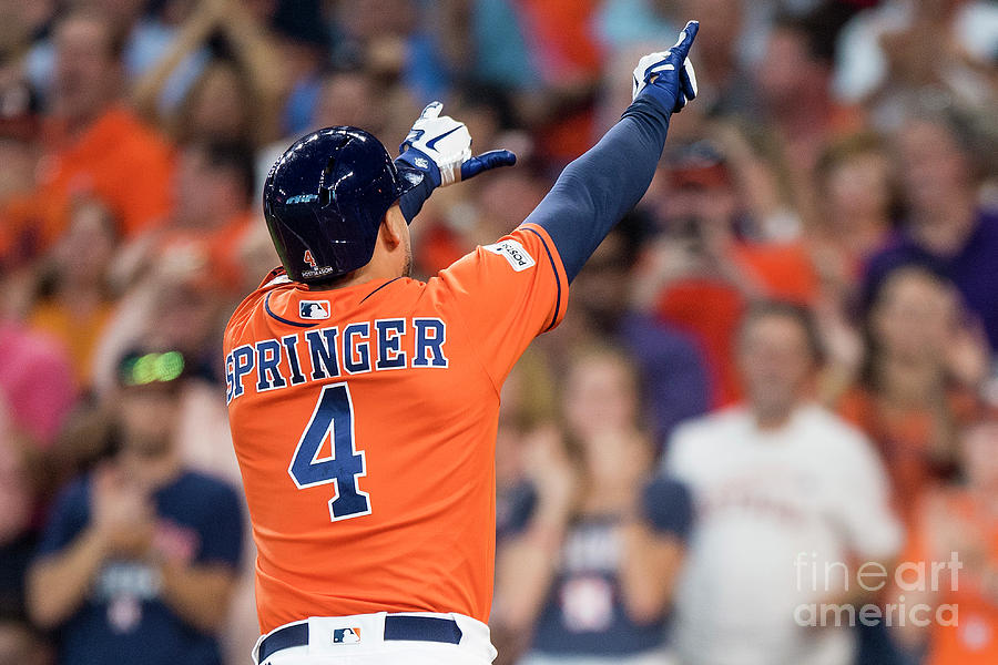 George Springer Photograph by Billie Weiss/boston Red Sox