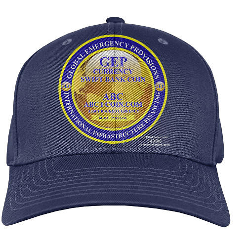 GEP Logo Cap Navy blue Digital Art by Chuck Thompson - Fine Art America