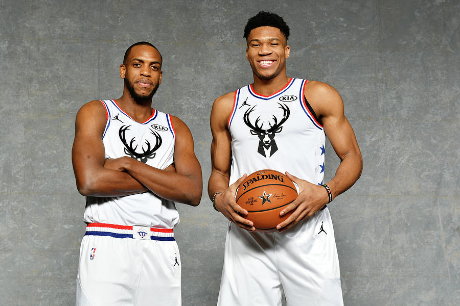 Giannis Antetokounmpo and Khris Middleton Photograph by Jesse D ...