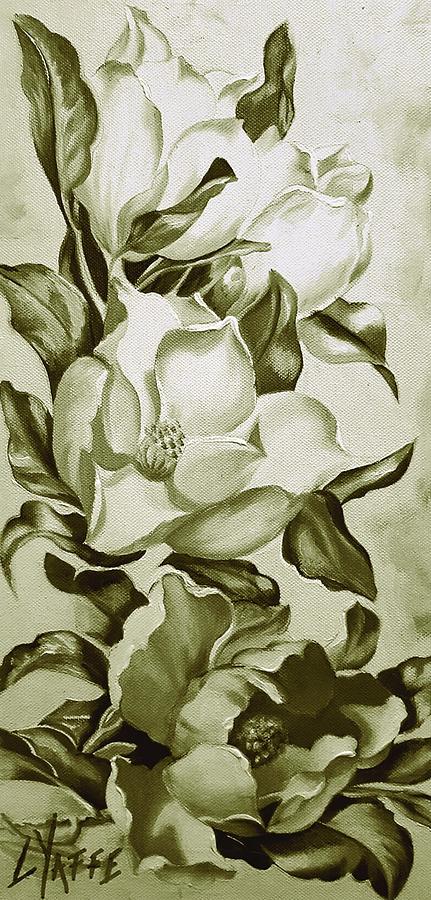 Giant Magnolias #3 Digital Art by Loraine Yaffe