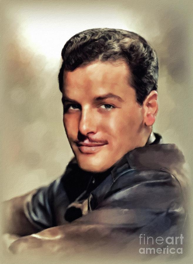 Gig Young, Vintage Actor #2 Painting by Esoterica Art Agency