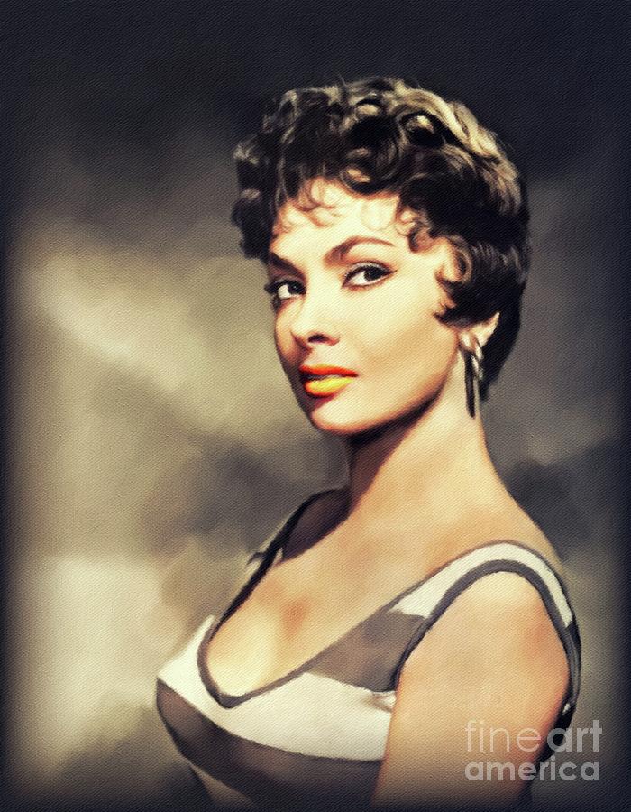 Gina Lollobrigida, Hollywood Icon #2 Painting by Esoterica Art Agency