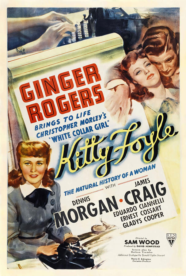 GINGER ROGERS in KITTY FOYLE THE NATURAL HISTORY OF A WOMAN -1940-, directed by SAM WOOD. #2 Photograph by Album