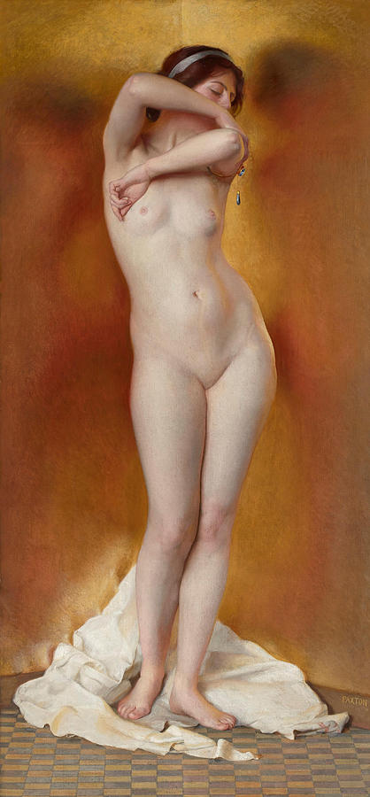 William Mcgregor Paxton Painting - Glow of Gold  Gleam of Pearl  #2 by William McGregor Paxton