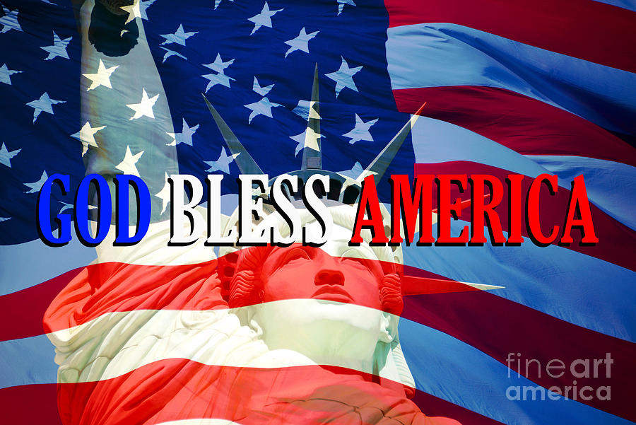 God Bless America Mixed Media by David Lee Thompson - Fine Art America