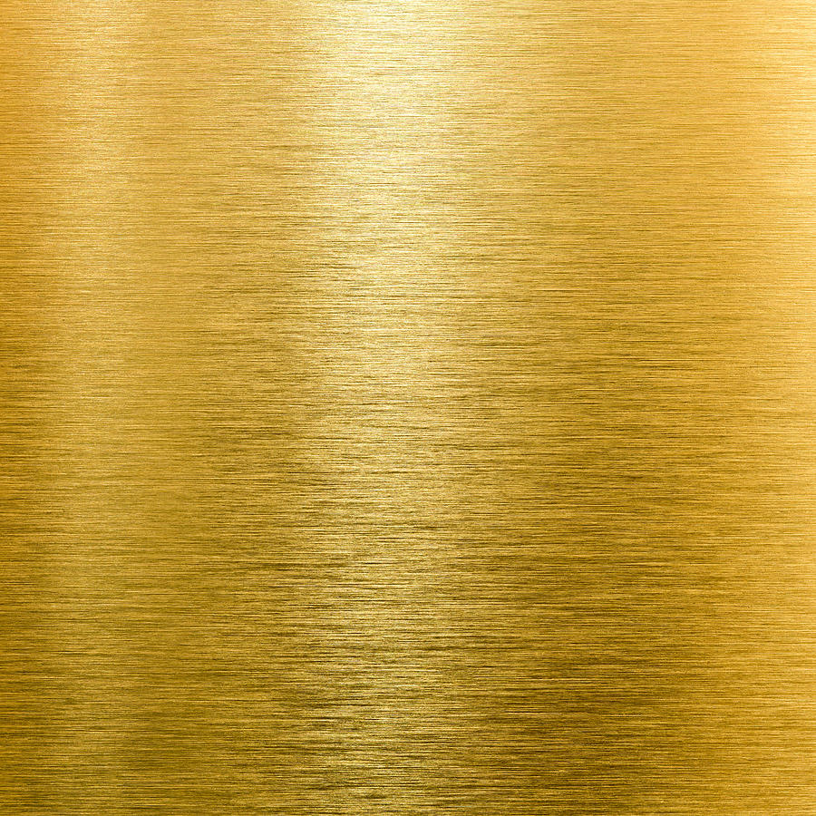 Gold Brushed Metal Texture Digital Art by Sweet Birdie Studio | Pixels