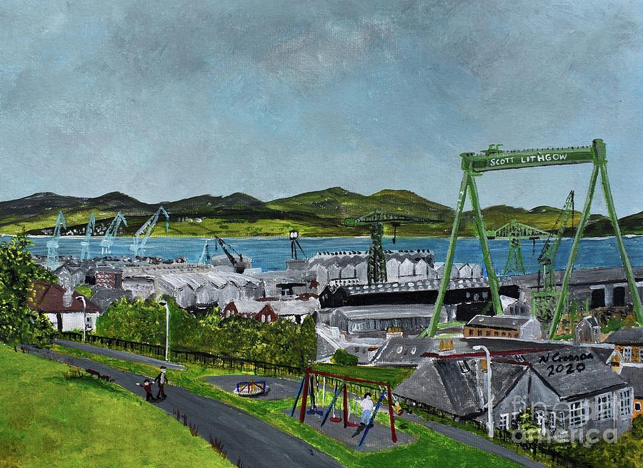 Goliath Port Glasgow #2 Painting by Neal Crossan