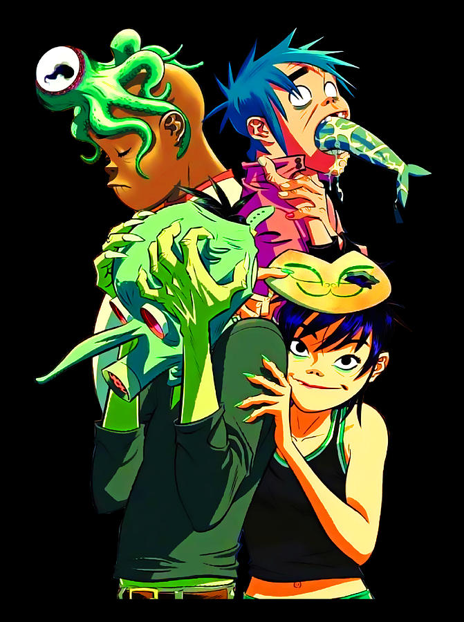 Gorillaz Band Digital Art by Andry Dwi - Fine Art America