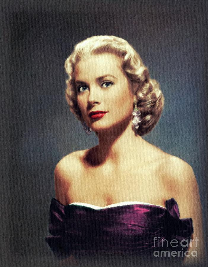 Grace Kelly, Hollywood Icon Painting