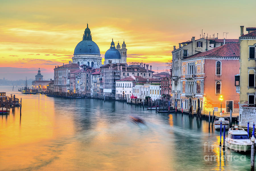 Grand Canal and Basilica Santa Maria della Salute, Venice, Italy #2 Photograph by Luciano Mortula