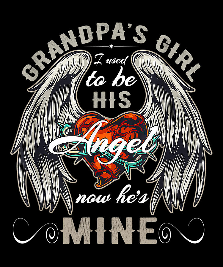 Grandpa In Heaven Sky Angel Daddy Digital Art By Cyloarts