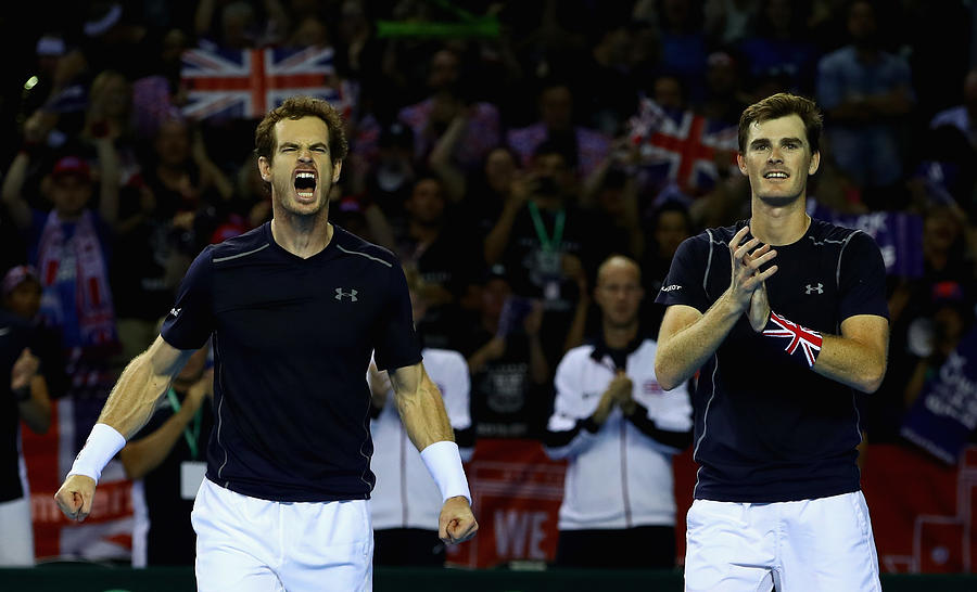 Great Britain v Argentina: Davis Cup Semi Final 2016 - Day Two #2 Photograph by Clive Brunskill