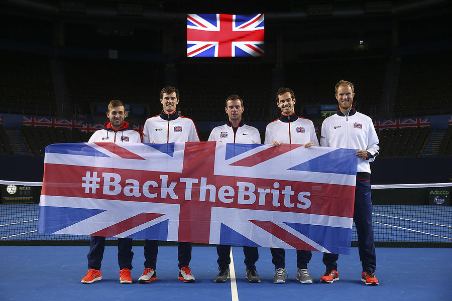 Great Britain v Japan - Davis Cup: Previews #2 Photograph by Jordan Mansfield