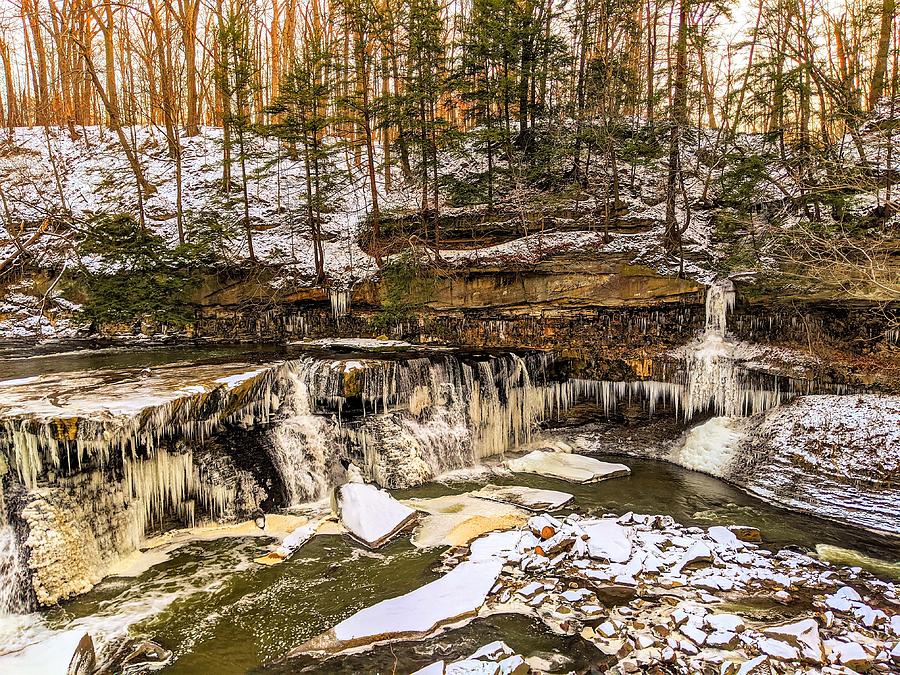 Great Falls Winter 2019 #2 Photograph by Brad Nellis