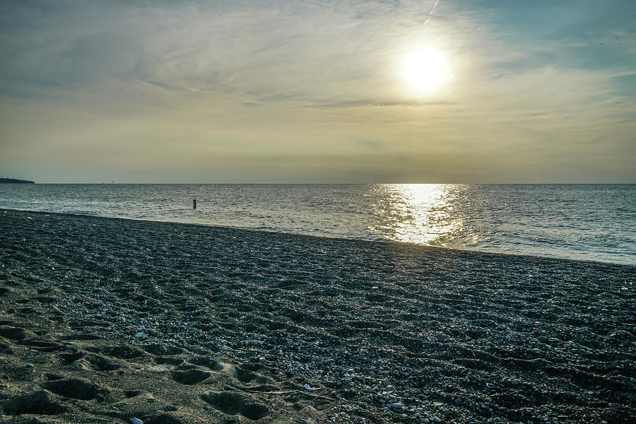 Sea Photograph - Great Place to Catch a Sunset by Ric Schafer Sea Photograph - Great Place to Catch a Sunset by Ric Schafer