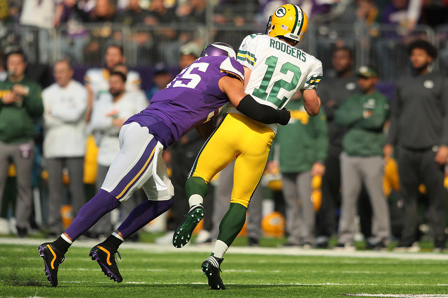 Green Bay Packers v Minnesota Vikings #2 Photograph by Adam Bettcher