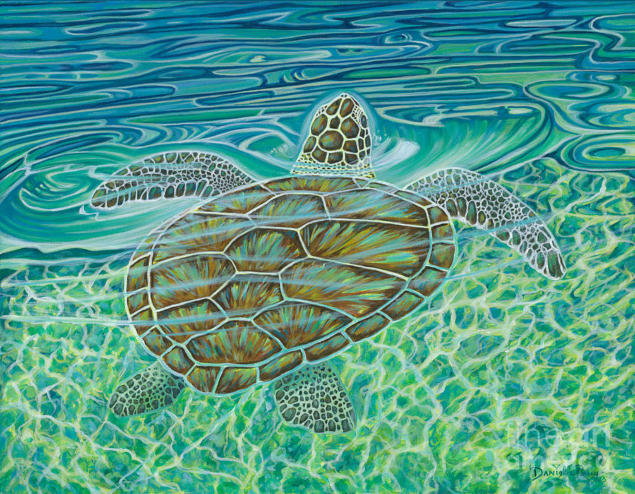 Green Turtle Cay Painting by Danielle Perry - Fine Art America