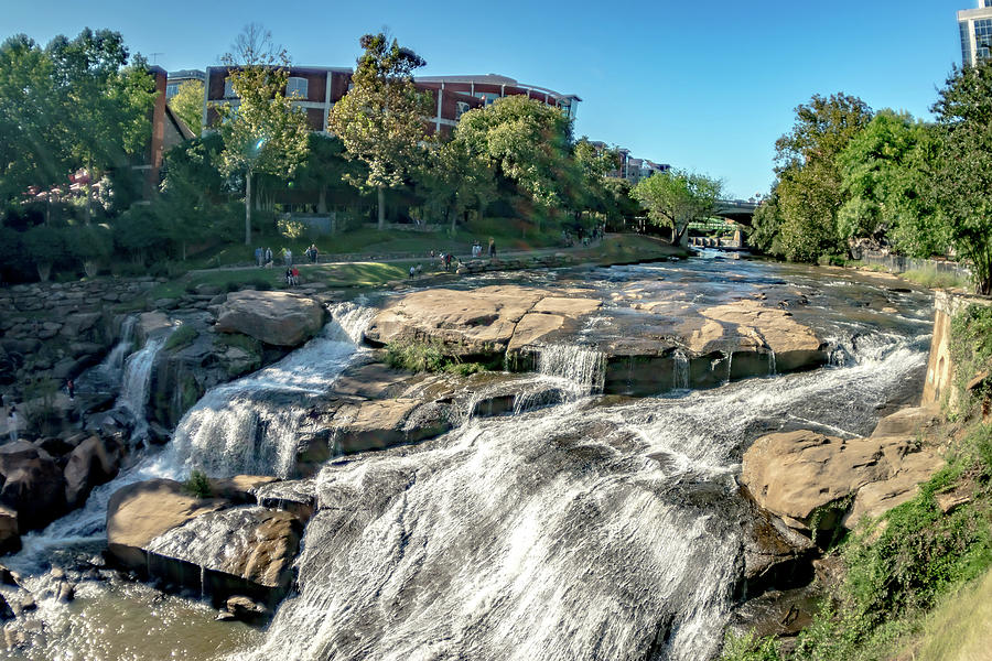 Greenville South Carolina On Reedy River In Downtown #2 Photograph by Alex Grichenko