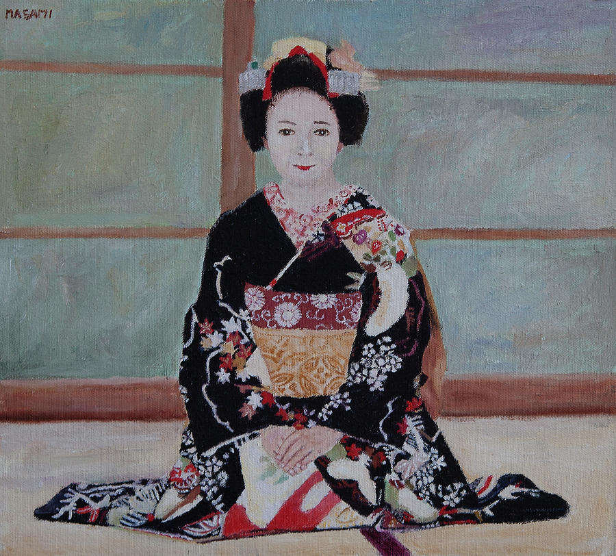 Greeting #2 Painting by Masami IIDA