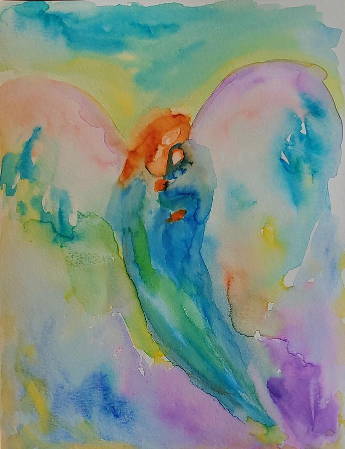 Guardian Angel #2 Painting by Alma Yamazaki