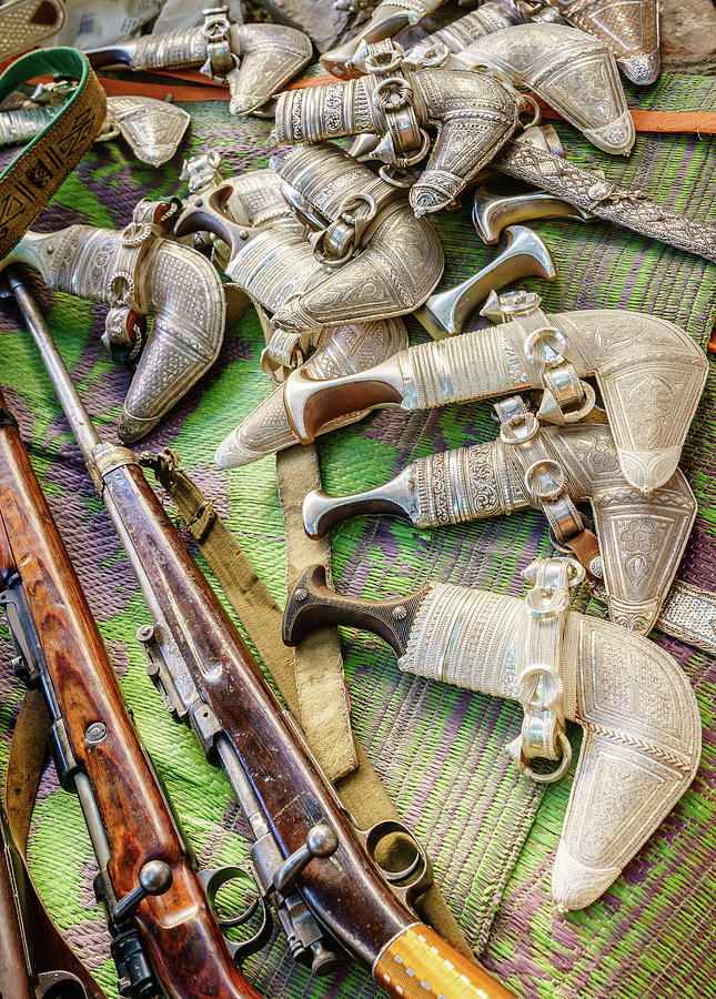 Gun market in Nizwa #2 Photograph by Alexey Stiop