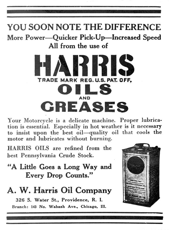 Early 1900s Harris Oils and Greases add Photograph by David Lee Thompson
