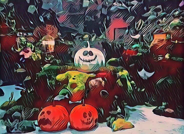 Halloween Aquarium Photograph by Cherry Vercher Halloween Aquarium Photograph by Cherry Vercher