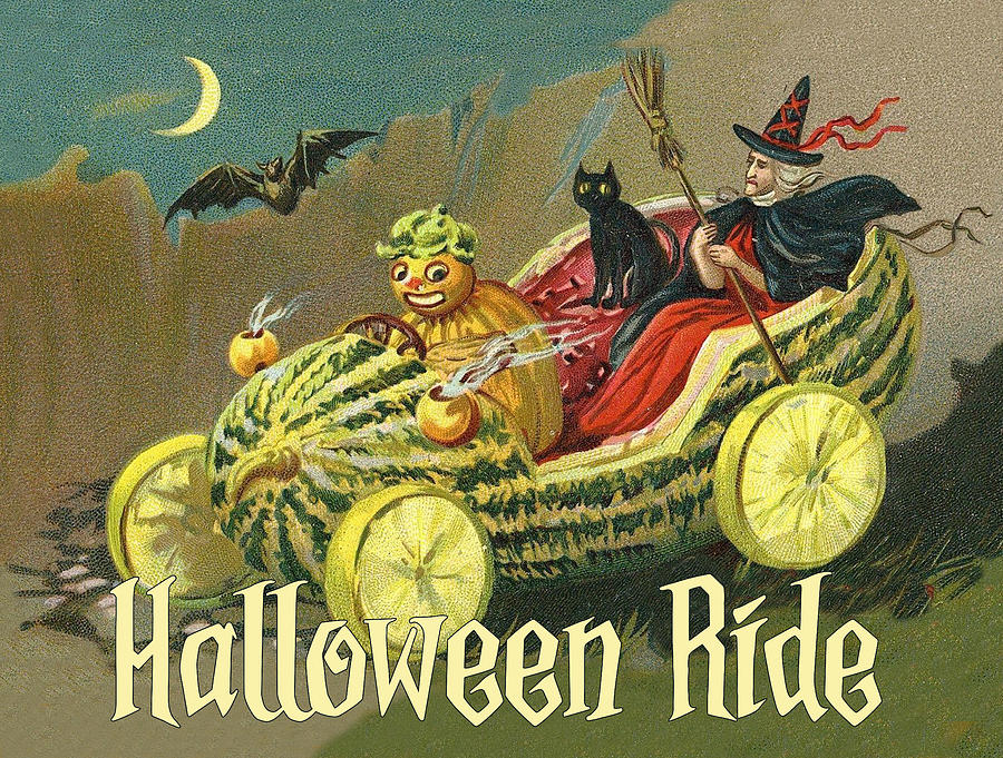 Halloween Ride #2 Digital Art by Long Shot